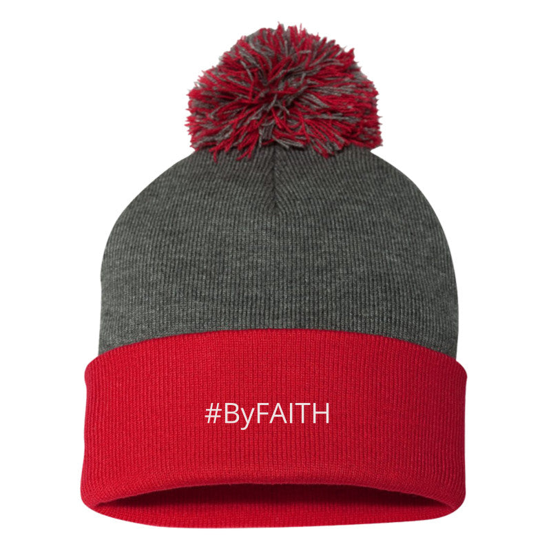 Pom-Pom 12" Knit Beanie