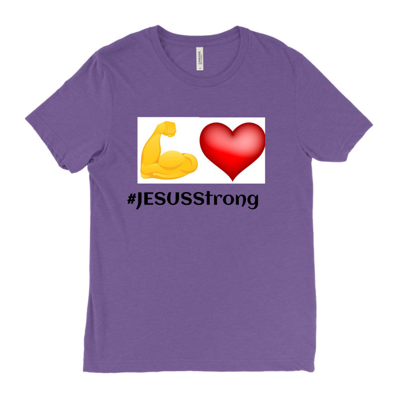 A More Vibrant Blend of Colors and Intent #JESUSStrong Bella + Canvas Unisex Triblend T-shirt